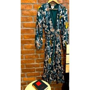 Floral Wrap Dress